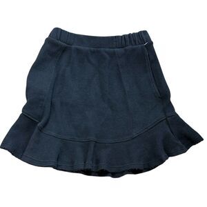 Free People Beach Black Knit Skirt